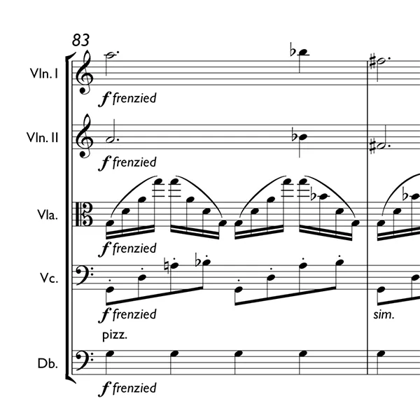 Through The Bookcase Score Preview